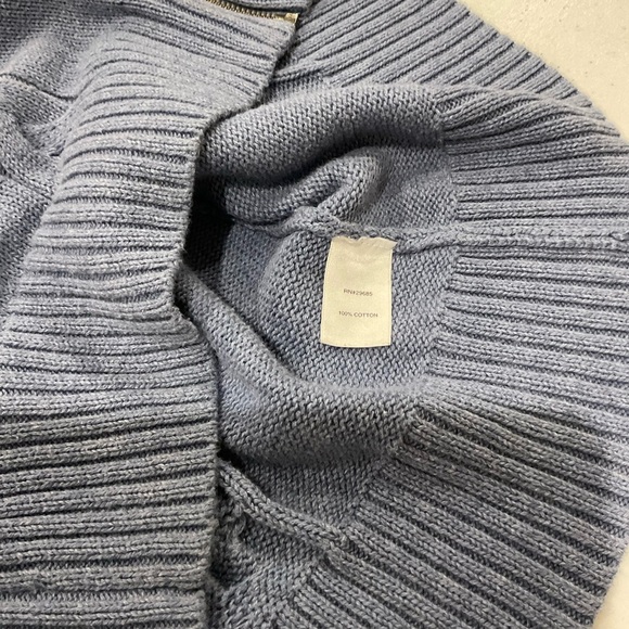 Pendleton Full Zip Mock Neck Vest Cable Knit Sweater Blue Women’s Size Large - Picture 12 of 13